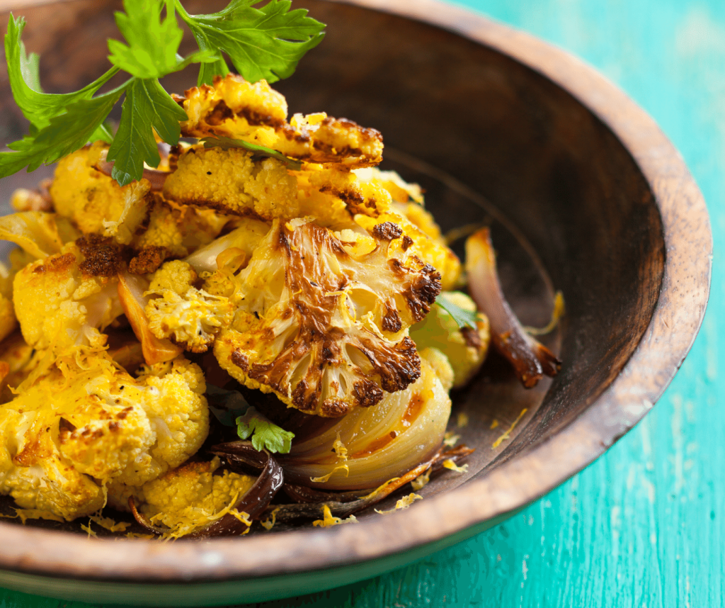 Spicy Blumenkohl aus dem Ofen | Indisch kochen